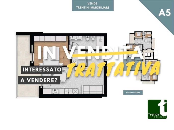 Appartamento trilocale in vendita in Viale Vito Bellini, Centro, Pergine Valsugana