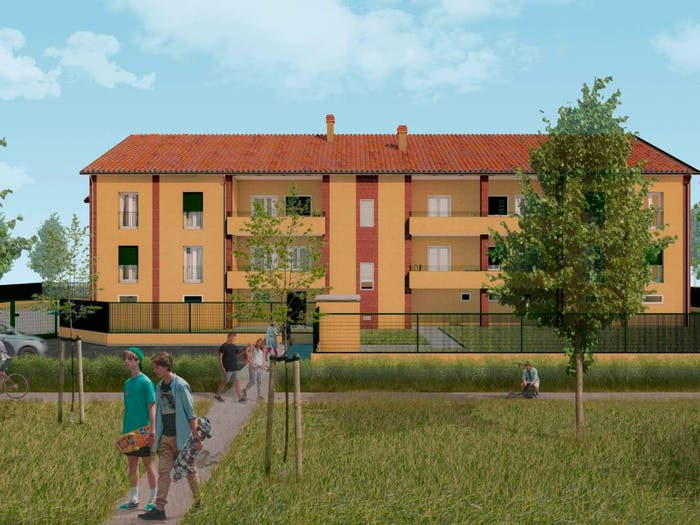 Appartamento trilocale in vendita in Via Luigi Tamborini, Centro, Albairate