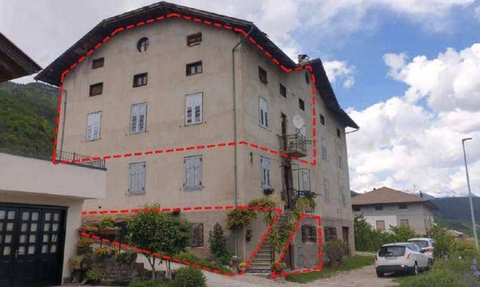Casa quadrilocale in vendita in Frazione Mechel Snc, Mechel, Cles
