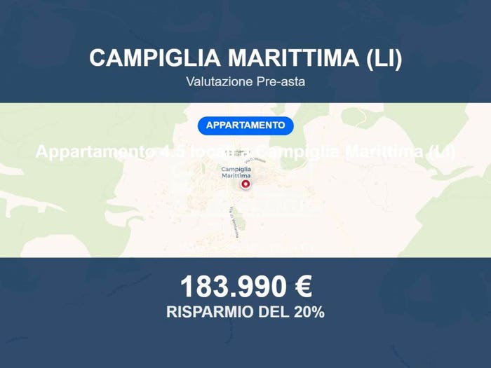 Appartamento quadrilocale in vendita in Via Marco Guasconi, Centro, Campiglia Marittima