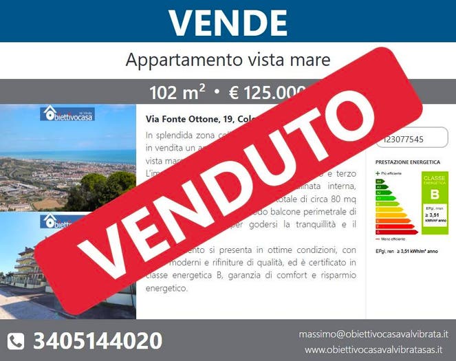 Appartamento con 6 locali in vendita in Via Fonte Ottone, Colonnella
