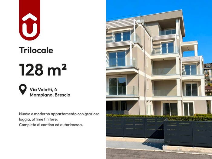 Appartamento trilocale in vendita in Via Senatore Diogene Valotti, Mompiano Costalunga, Brescia