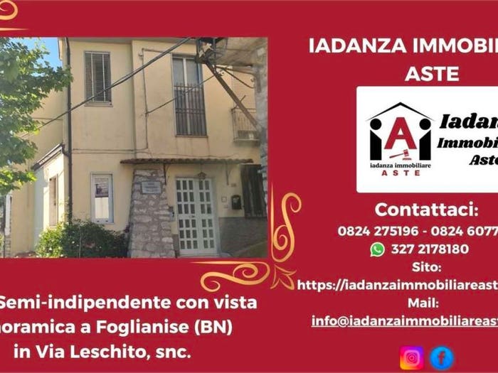 Appartamento quadrilocale in vendita in Via Leschito, Centro, Foglianise