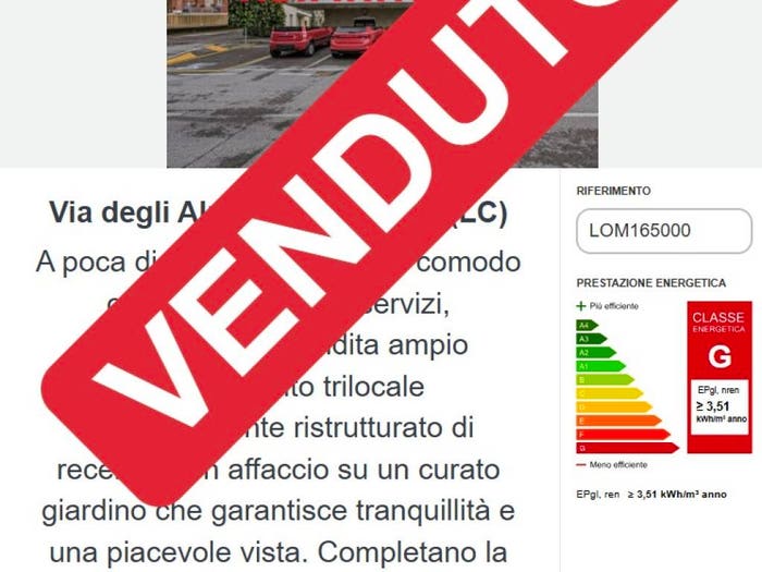Appartamento trilocale in vendita in Centro, Lomagna