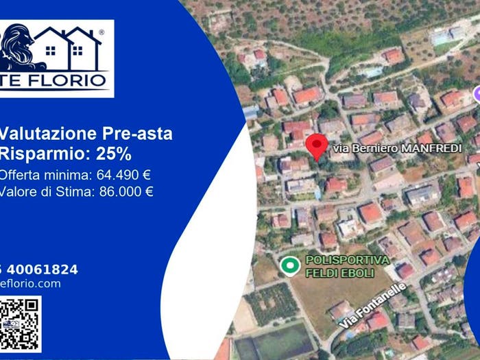 Appartamento quadrilocale in vendita in Via Berniero Manfredi, Centro, Eboli