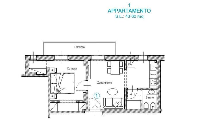 Appartamento bilocale in vendita in Porta al Prato San Jacopino, Firenze