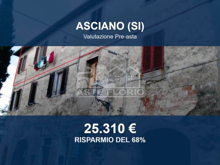 Appartamento trilocale in vendita in Via G Mameli, Centro, Asciano