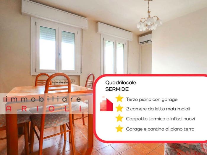 Appartamento quadrilocale in vendita in Sermide e Felonica