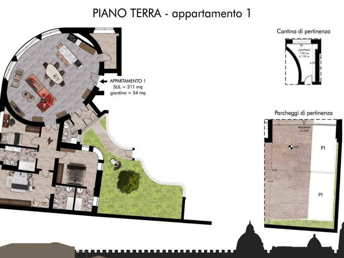 Appartamento quadrilocale in vendita in Via San Francesco, San Francesco, Pisa