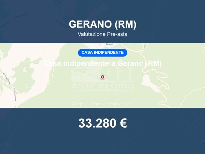 Casa bilocale in vendita in Via del Pisciarello, Gerano