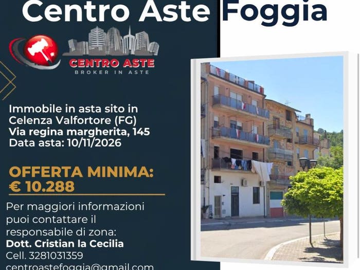 Appartamento con 5 locali in vendita in Vle Regina Margherita Celenza Valfortore FG Italia, Celenza Valfortore