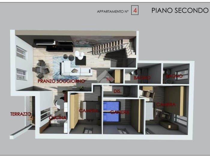 Appartamento quadrilocale in vendita in via giardini sud, Centro, Formigine