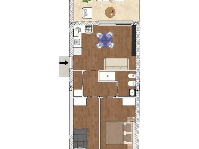 Appartamento trilocale in vendita in Via Vittorio Emanuele Ii, Pivarada, Alghero
