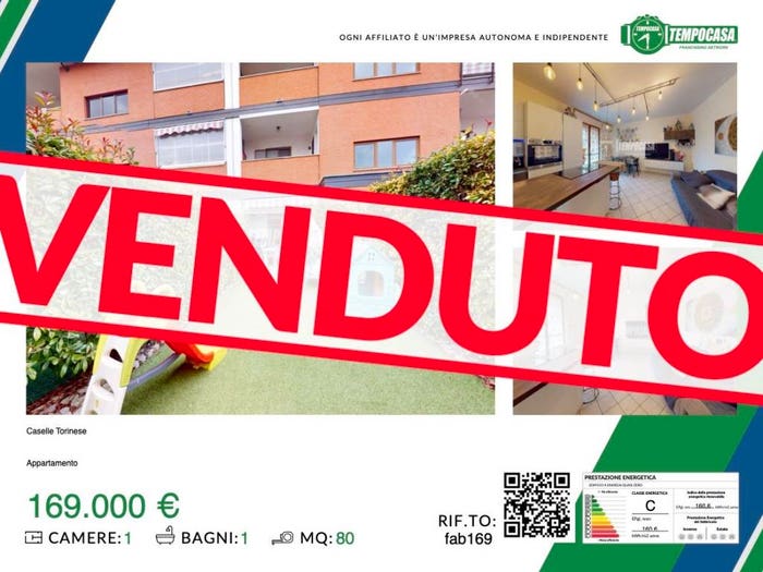 Appartamento trilocale in vendita in Via alle fabbriche, Centro, Caselle Torinese