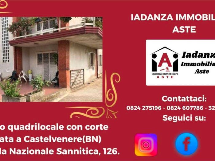 Appartamento quadrilocale in vendita in Strada nazionale sannitica, Castelvenere