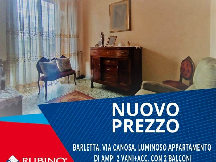 Appartamento bilocale in vendita in Via Canosa, Borgovilla Barberini, Barletta