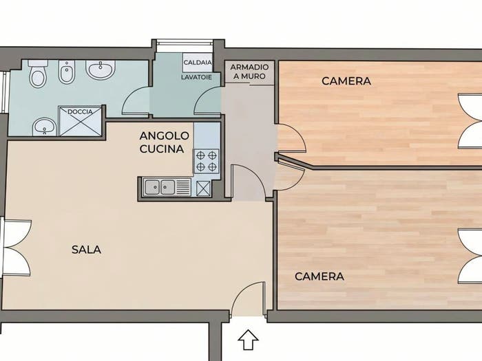 Appartamento trilocale in affitto in Via Ponte Albano Sasso Marconi BO Italia, Centro, Sasso Marconi