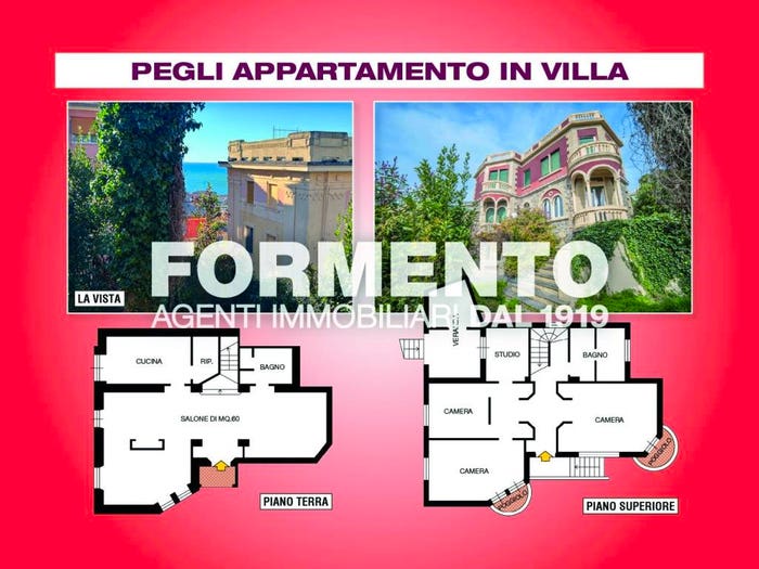 Casa con 6 locali in vendita in Via Amerigo Vespucci, Pegli, Genova