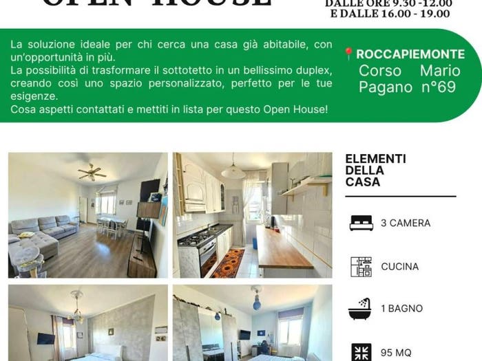 Appartamento trilocale in vendita in Corso Mario Pagano, Centro, Roccapiemonte