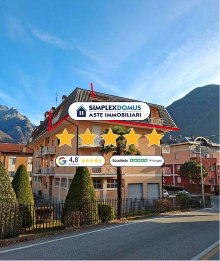 Appartamento quadrilocale in vendita in Via A Volta, Centro, Chiavenna