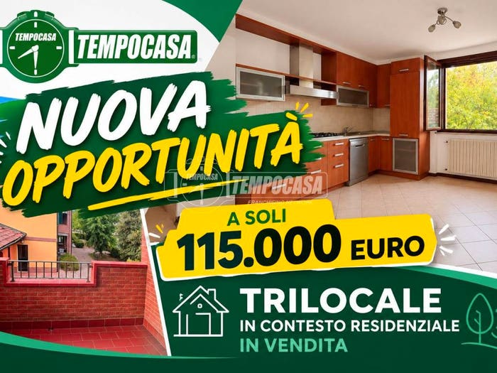 Appartamento trilocale in vendita in Via Contrada, Prato, Correggio