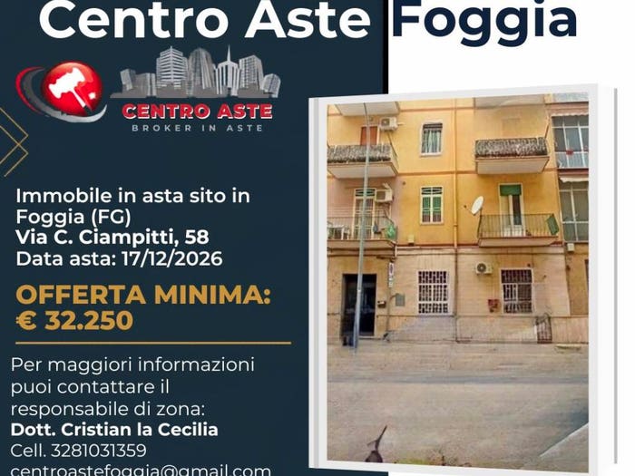 Appartamento quadrilocale in vendita in Via Carlo Ciampitti Foggia FG Italia, Immacolata, Foggia
