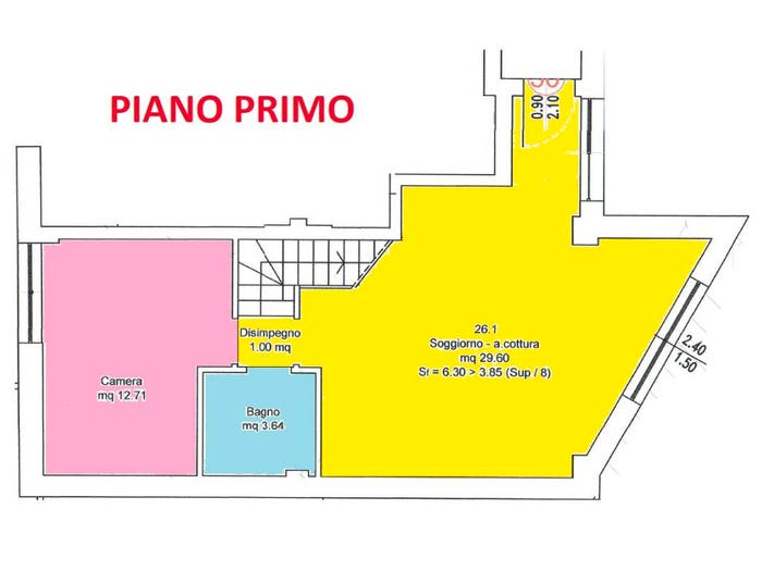 Casa trilocale in vendita in Piazzale della Porta al Prato, Borgo Ognissanti Il Prato, Firenze
