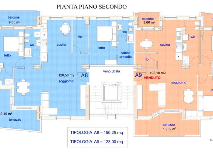 Appartamento quadrilocale in vendita in Traversa Filippo Caruso, Popilia Vagliolise, Cosenza