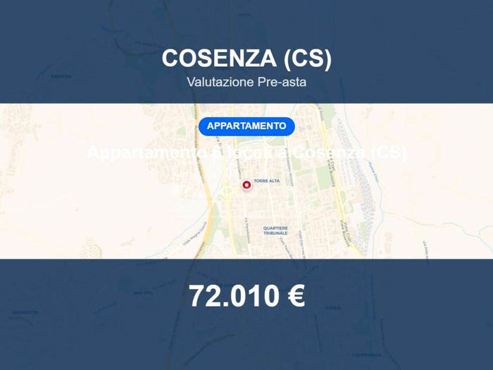 Appartamento con 5 locali in vendita in Via Cesare Terranova null, Panebianco Stadio Città Acquedotto, Cosenza