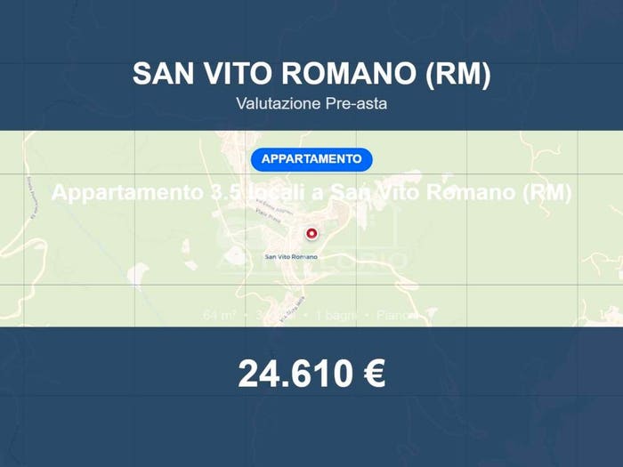 Appartamento trilocale in vendita in Via Guido Baccelli, San Vito Romano