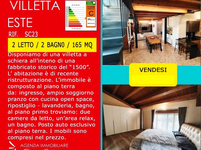 Casa quadrilocale in vendita in Via Molini, Semicentro, Este
