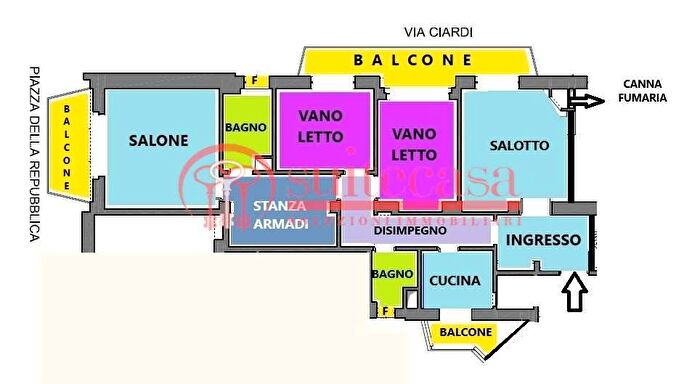 Appartamento quadrilocale in vendita in via Ciardi Andrea, Trani
