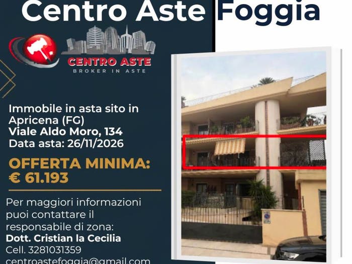 Appartamento con 6 locali in vendita in Viale Aldo Moro Apricena FG Italia, Apricena