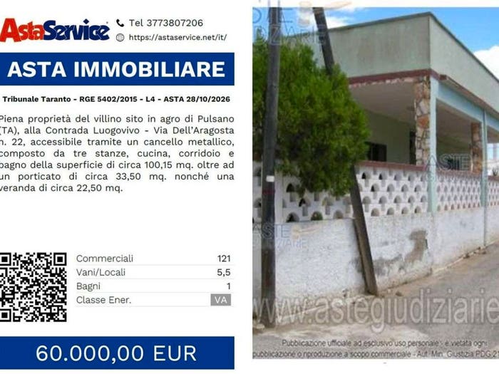 Casa con 5 locali in vendita in Via dell'Aragosta, Monti D'Arena Bosco Caggione, Pulsano