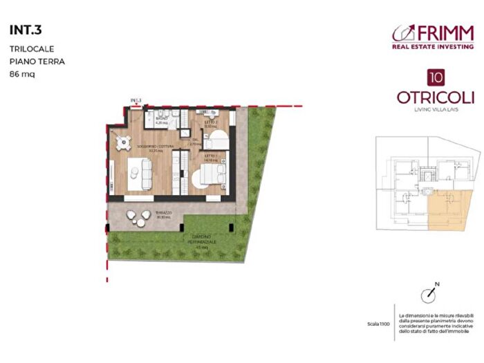 Appartamento trilocale in vendita in Via Otricoli, Furio Camillo, Roma