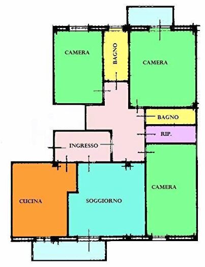 Appartamento quadrilocale in vendita in Piazza Francesco Redi, Montegranaro Loreto, Pesaro