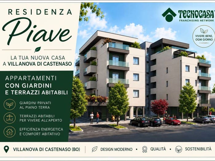 Appartamento trilocale in vendita in Via tosarelli villanova, Villanova, Castenaso