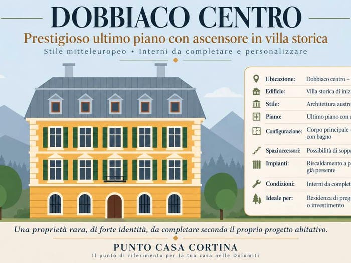 Casa quadrilocale in vendita in Centro, Dobbiaco