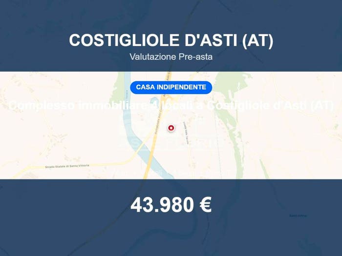 Casa quadrilocale in vendita in Strada Valle Tanaro, Annunziata, Costigliole d'Asti