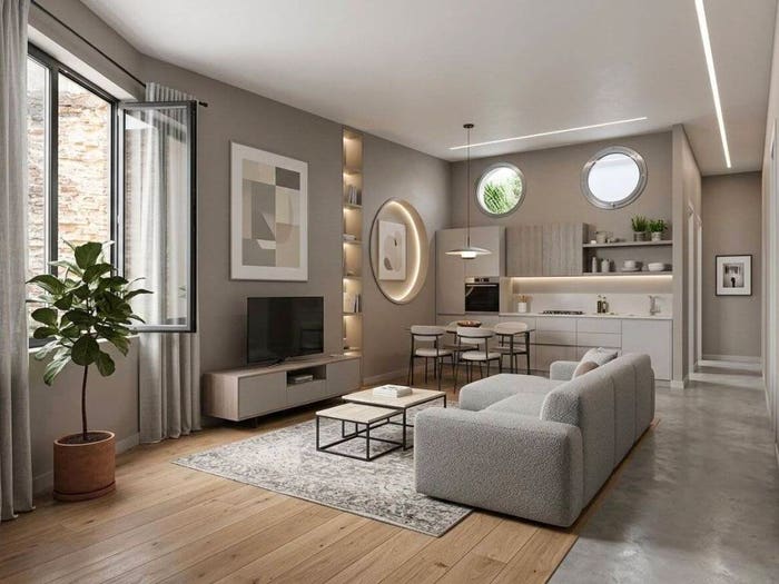 Appartamento trilocale in vendita in Via San Romano, Centro Storico, Ferrara