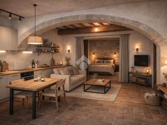 Appartamento bilocale in vendita in Via dei Forni, Centro, Bevagna