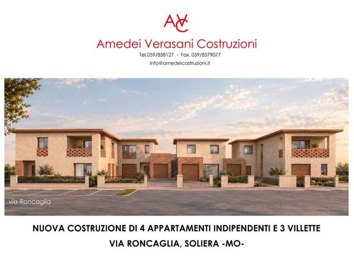 Appartamento trilocale in vendita in Via Geminiano Loschi, Centro, Soliera
