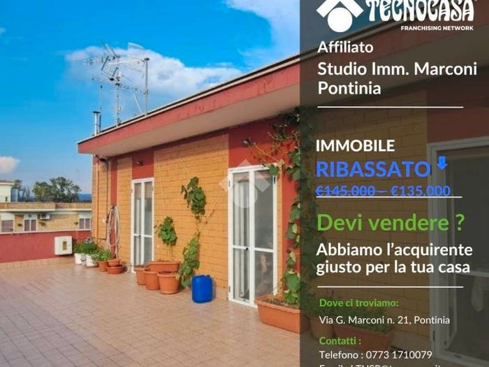 Appartamento bilocale in vendita in Via Trieste, Centro, Pontinia