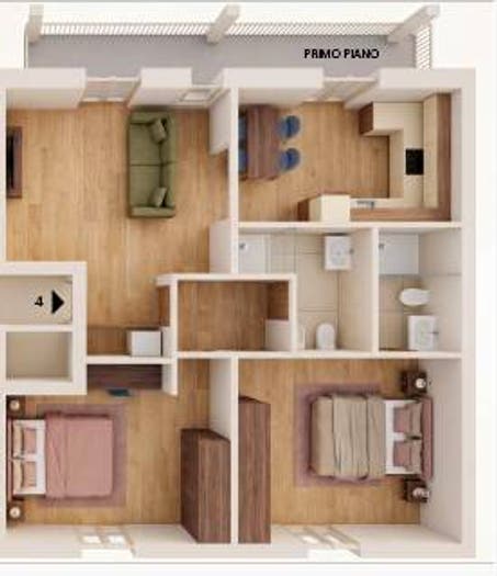 Appartamento quadrilocale in vendita in Via Senese, Centro, Poggibonsi