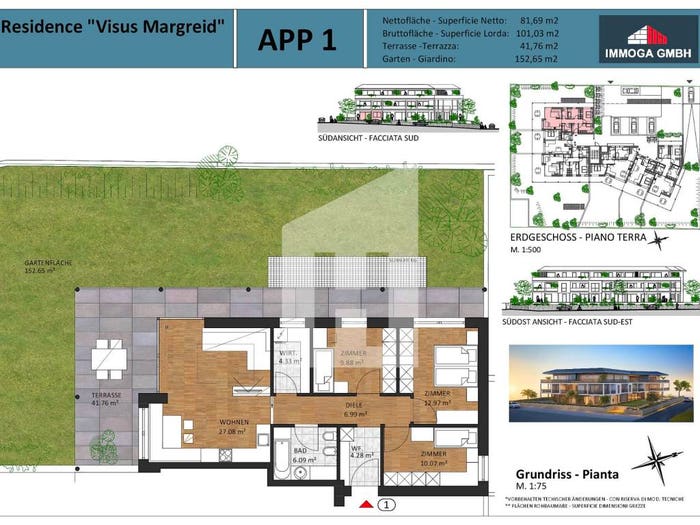 Appartamento quadrilocale in vendita in Via Parco Magré Sulla Strada del Vino BZ Italia, Magrè sulla Strada del Vino