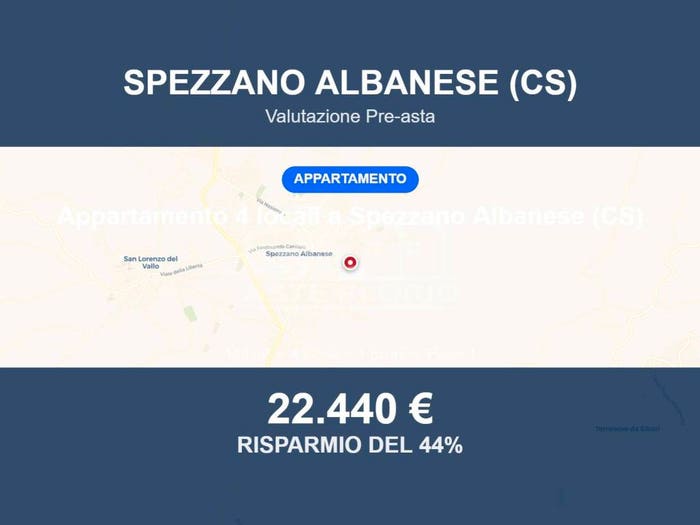 Appartamento quadrilocale in vendita in Via Pitagora, Centro, Spezzano Albanese