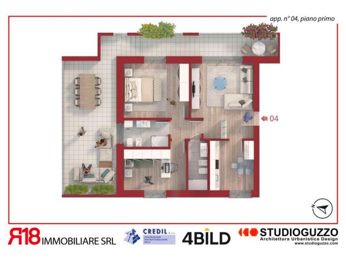 Appartamento trilocale in vendita in Via Risorgimento, Borgo Misto, Cinisello Balsamo