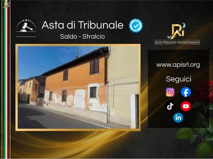 Appartamento trilocale in vendita in Via Trento, Centro, Grontardo