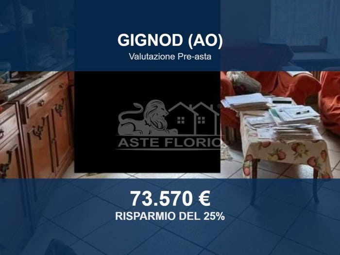 Appartamento bilocale in vendita in Frazione Les Fiou A, Fiou, Gignod