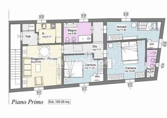 Appartamento con 5 locali in vendita in Via Santa Caterina, San Francesco, Pisa